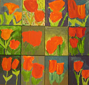 paintings of flowers